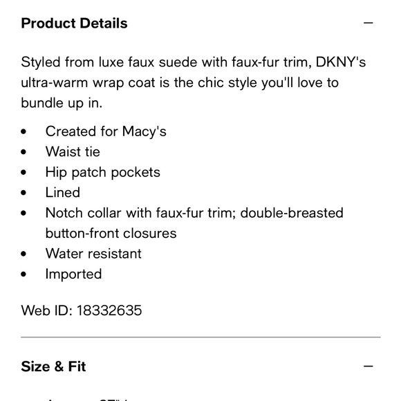 DKNY Belted Shearling Coat - Picture 9 of 12